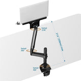 Full Motion Gas Spring Arm for 10-17 Inch Desktop / Laptop - Low Angle
