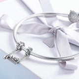 925 Sterling Silver Adorable Cat Pendant Necklace - Close-Up Angle