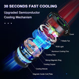 Steam Deck Oled Game Console With Digital Display And Metal Heat Sink - Rear View