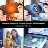 Steam Deck Oled Game Console With Digital Display And Metal Heat Sink - Low Angle