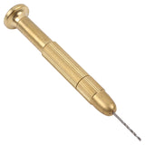 Mini Copper Hand Drill by Wlxy - Micro Size - Side View