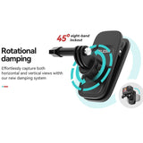 Universal Magnetic Backpack Mounting Bracket - Quick Release - 45-Degree Angle