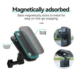 Universal Magnetic Backpack Mounting Bracket - Quick Release - Rear View