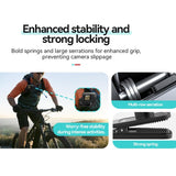Universal Magnetic Backpack Mounting Bracket - Quick Release - Close-Up Angle