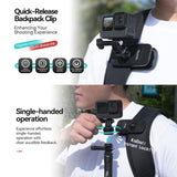 Universal Magnetic Backpack Mounting Bracket - Quick Release - Extra Image