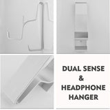 Wall Mounted Hanger for Ps5 / Ps4 - Gamepad & Headphone Combo - Rear View