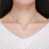 925 Sterling Silver Tulip Bead Bracelet Charm - Close-Up Angle