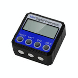 Digital Display Inclinometer with Strong Magnetic Adsorption and Multi-angle Flip - Side View