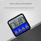Digital Display Inclinometer with Strong Magnetic Adsorption and Multi-angle Flip - Close-Up Angle