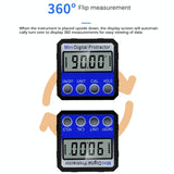 Digital Display Inclinometer with Strong Magnetic Adsorption and Multi-angle Flip - Extra Image