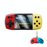 3 Horizontal Screen Pocket Console - 620 Games - Double Player - Red / Yellow - Front View