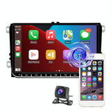 9 Inch Carplay Android10.0 Navigator Player + Ahd Camera - Volkswagen 1 + 16G - Front View