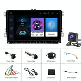 9 Inch Carplay Android10.0 Navigator Player + Ahd Camera - Volkswagen 1 + 16G - Side View