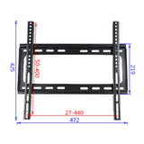 Adjustable Vertical Angle Tv Wall Mount Bracket for 26-55 Inch Screens - Top-Down View