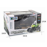 Large Alloy Off-road Rc Car for Kids - Black - 45-Degree Angle
