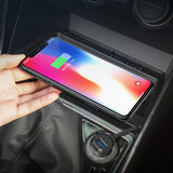 10W Wireless Charger For Volkswagen Tayron 2019-2022 - Qi Standard - Low Angle