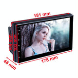 7 Inch Carplay Car Mp5 Player + Ahd Camera - Standard - Top-Down View
