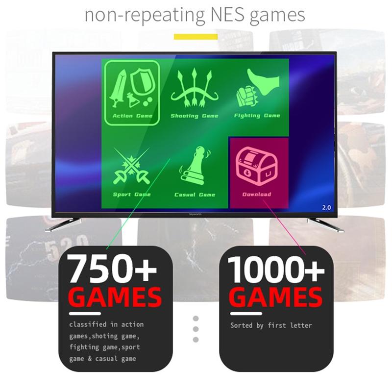 Wireless Y2 Game Console - 830 Hd Games Somatosensory Version
