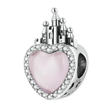 Diy Pearl Pink Bracelet With Fantasy Pendant - Front View