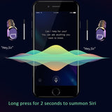 Mini Bluetooth Earphone with Hd Call - Black - Top-Down View