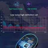 Mini Bluetooth Earphone with Hd Call - Black - 45-Degree Angle