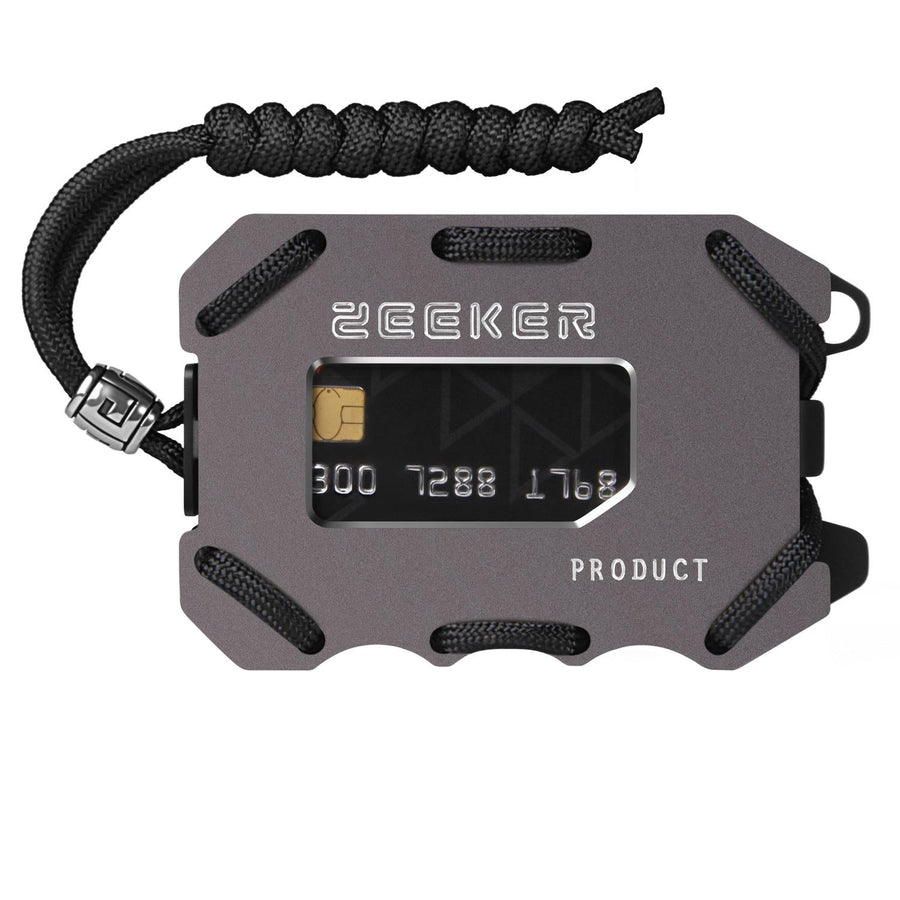 Rfid Metal Card Holder With Bottle Opener Grey Edc Wallet