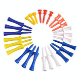 60-piece Golf Plastic Ball Tee Set with Ribbon Needle - 57mm Size - Side View
