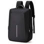 Anti-theft Hard Shell Backpack for Men - Black