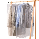 100 Disposable Dust Bags - 60x90cm - Thick Pe Material - Transparent - Front View