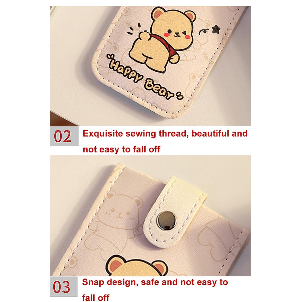 Large Capacity Pull Out Card Holder Pink - Puppy