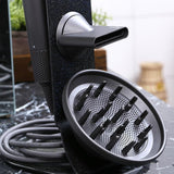 Universal Hair Dryer Stand No Drilling Black - 45-Degree Angle