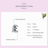 925 Sterling Silver Currency Symbol Pendant For Diy Bracelets And Necklaces - Close-Up Angle