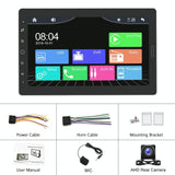 10.1 Inch Full Screen Car Mp5 Player + Ahd Camera - Front View