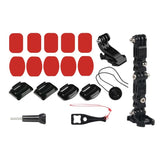 Multi-joint Arm Mount Set for Cycling Helmets - Compatible with Dji Action Gopro and Other Action Cameras - Side View