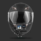 Multi-joint Arm Mount Set for Cycling Helmets - Compatible with Dji Action Gopro and Other Action Cameras