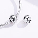 925 Sterling Silver Diy Zodiac Bracelet Beads Leo Style - Leo - 45-Degree Angle