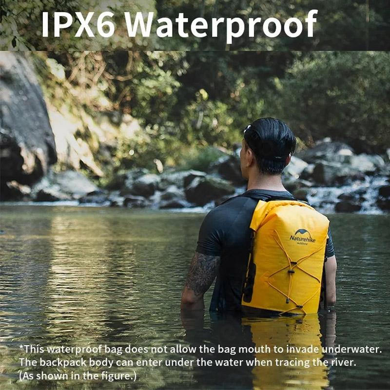 Waterproof Bag For Outdoor Water Activities 20L Khaki - 40L Khaki
