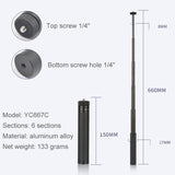 Feiyu G5 / Spg / Wg2 Gimbal Extension Rod for Dji Pocket / Pocket 2 - Side View