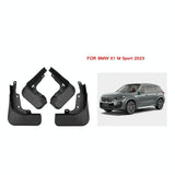 For Bmw X1 M Sports 2023 4Pcs / Set Car Auto Soft Plastic Splash Flaps Fender Guard - Side View