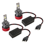 1 Pair H7 Dc12V 65W 6000K 6500Lm Led Car Headlights - Side View