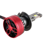1 Pair H7 Dc12V 65W 6000K 6500Lm Led Car Headlights - Top-Down View