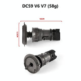 Direct Drive Suction Head for Dyson V6 V7 Motor Bearing Vacuum Cleaner - Side View