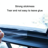 3-piece Window Frame Gap Tape - 5cm x 3m - Plastic Steel - Top-Down View