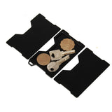 Rfid Card Holder & Edc Wallet Anti Theft Aluminum Alloy Orange - Top-Down View