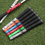 Anti-slip Golf Club Pole Cover - Protective Rubber Grip Gray - Gray Half Cotton Yarn - Extra Image