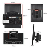 9.5 Inch Vertical Screen Car Mp5 Player + Ahd Camera - Top-Down View