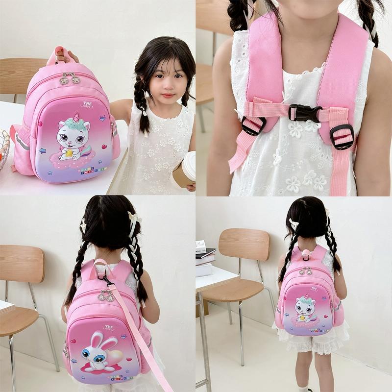 Blue Cartoon Astronaut Kids School Bag - Astronaut Dark Blue