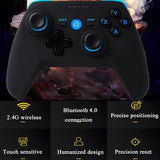 Wireless Game Controller for Android / Ios / Pc / Ps3 with Bluetooth 4.0 & Bracket - Blue - Top-Down View