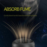 3-in-1 Quick Cooling Fan Fume Exhaust & Uv Lamp for Motherboard Repair - 45-Degree Angle