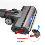 High Torque Floor Brush For V7 / V8 / V10 / V11 / V15 Vacuums With Lighting - 45-Degree Angle